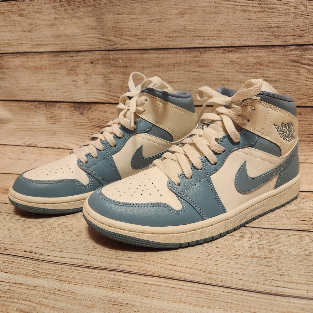 Jordan Blue and Cream Sneakers